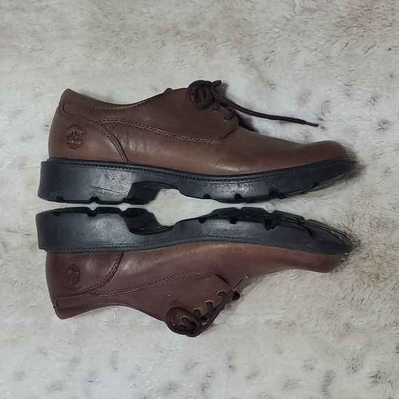 Timberland Sport System Brown Leather Lace Up Shoes Size 6M NWOT - Picture 6 of 7